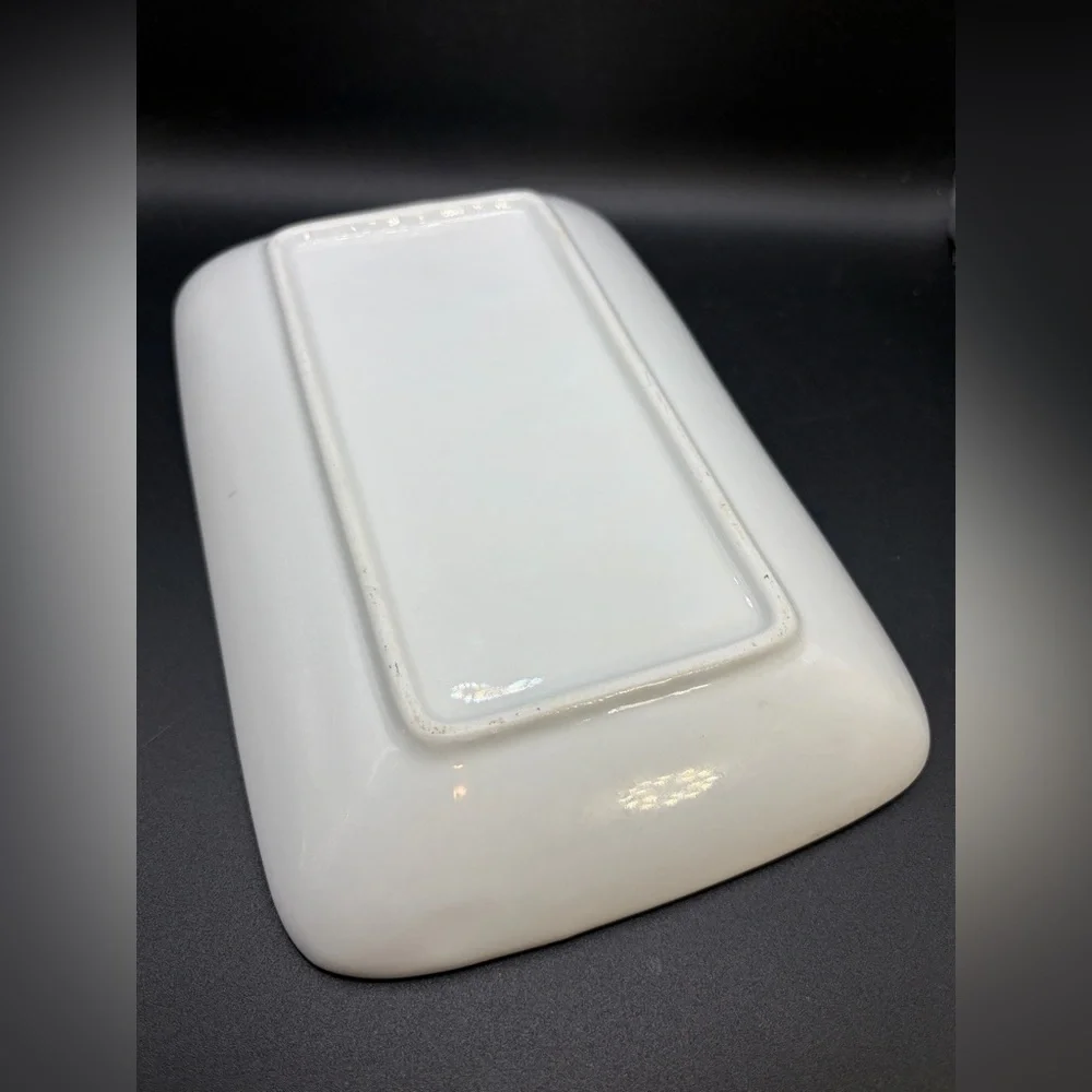 Vintage Hooters Foods Inc. Ceramic Wing Appetizer Tray Plate Serving Dish